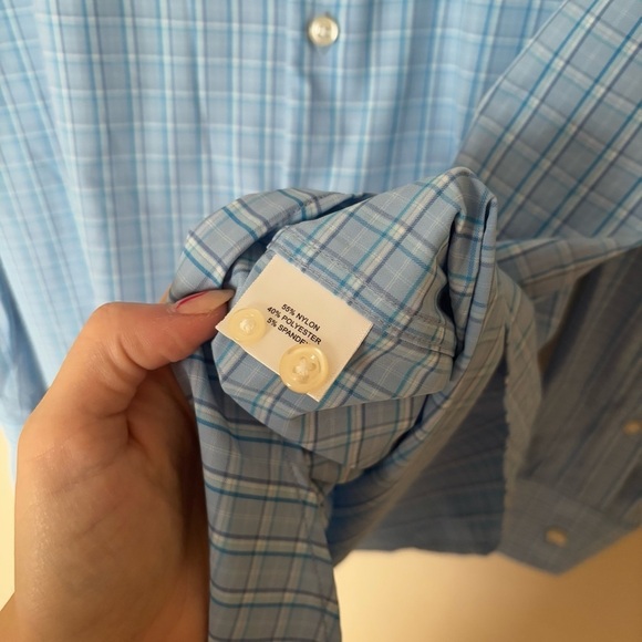 Peter Millar | Men's Summer Comfort Lightweight Long Sleeve Button Down Size M - Picture 4 of 5